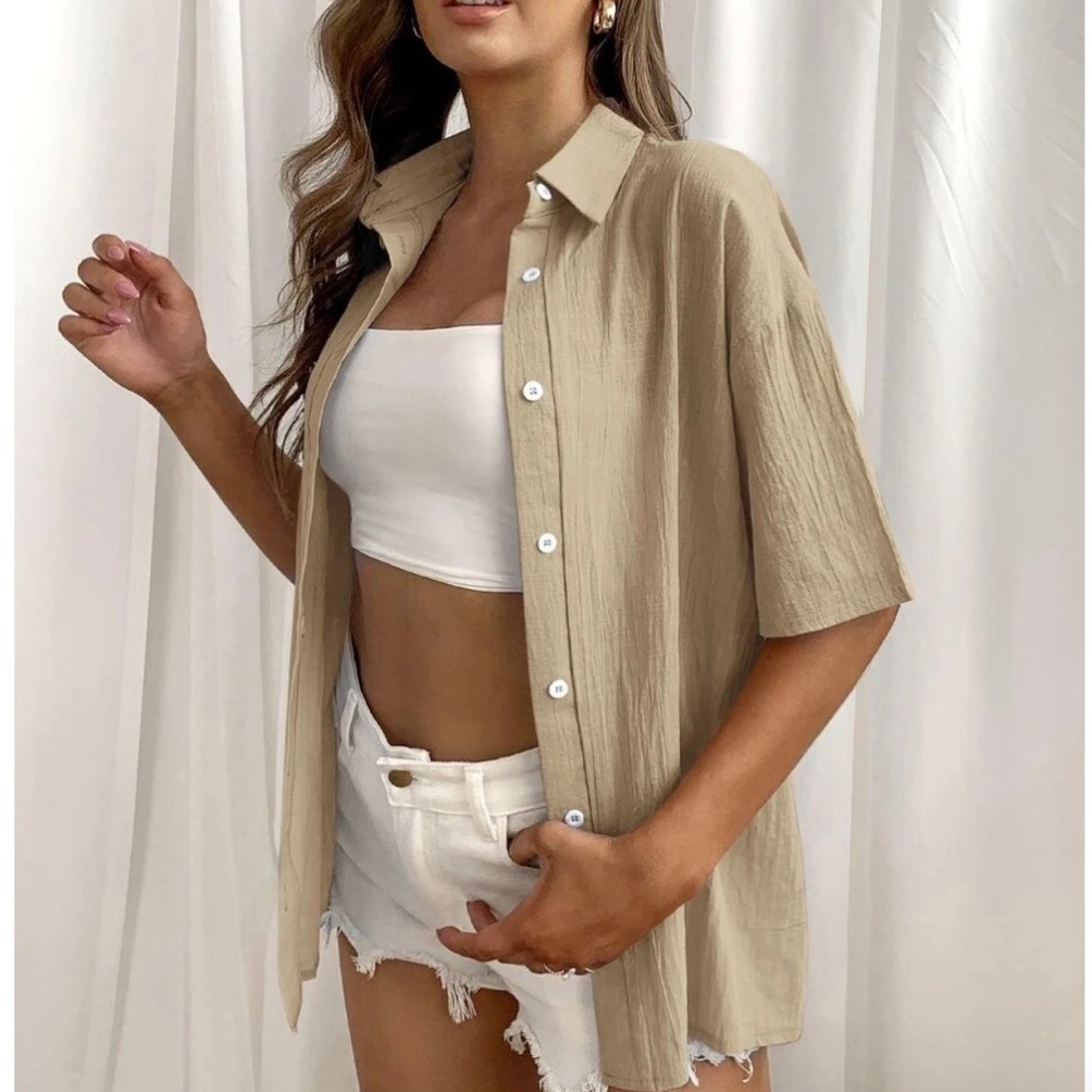 shirt sleeve button up